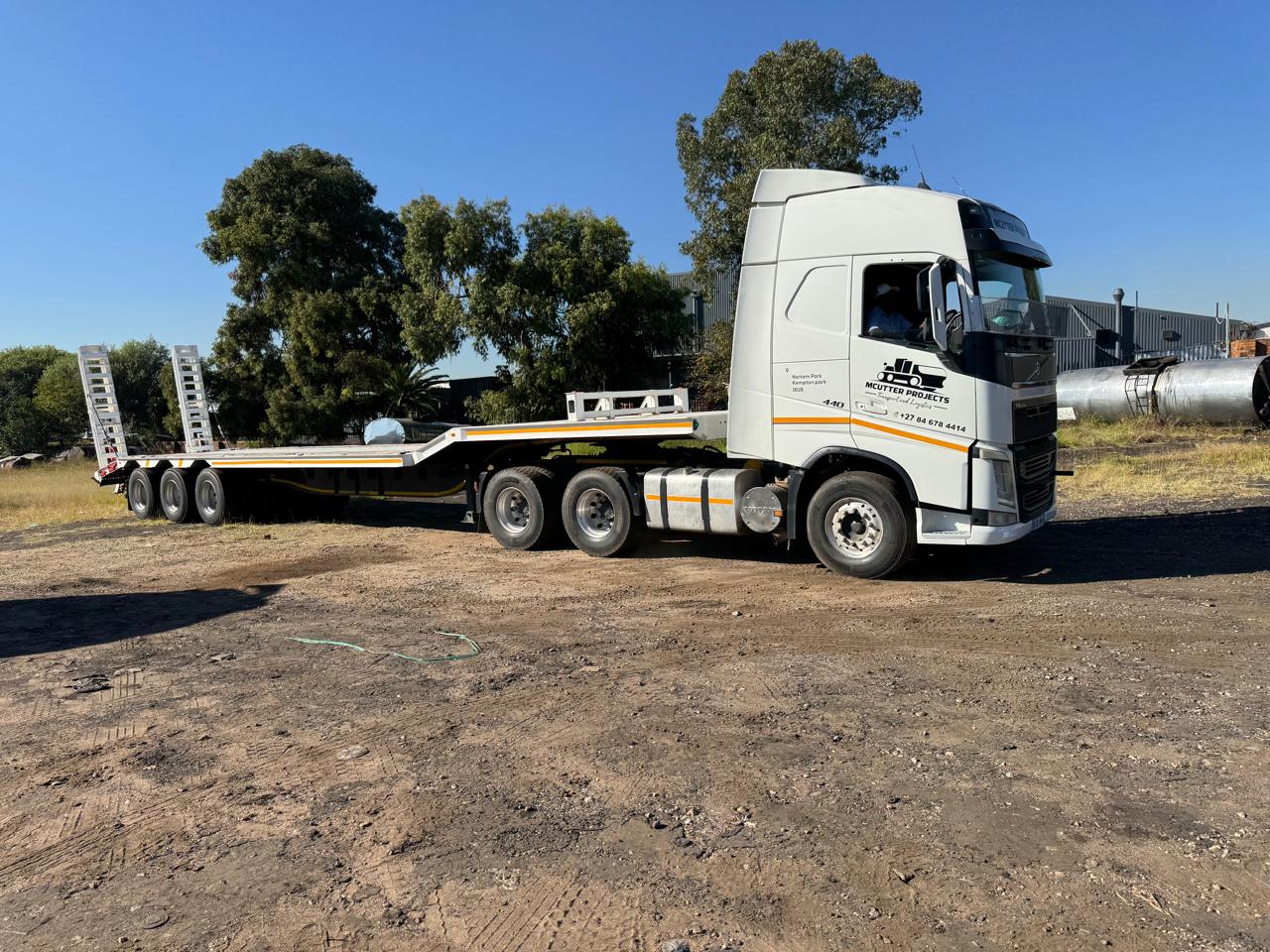 Mcutter lowbed trailer fleet in South Africa