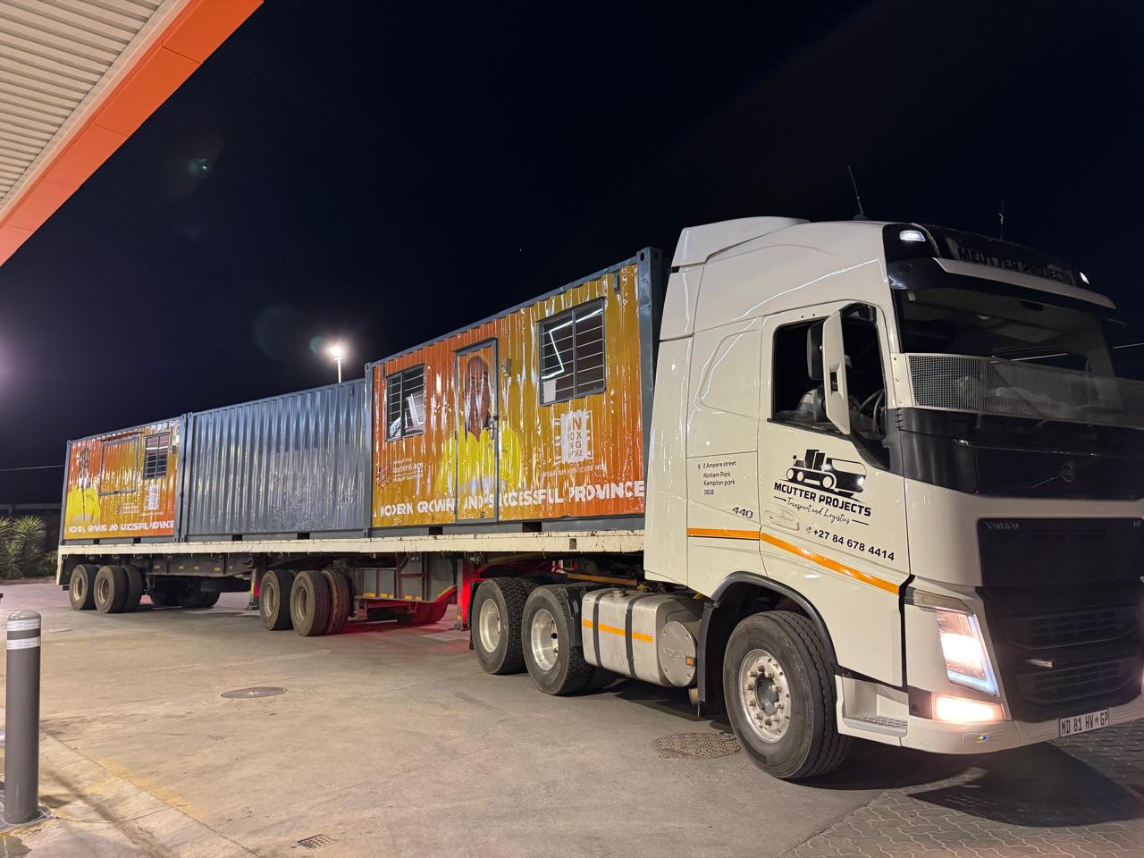 Mcutter lowbed and full load transport